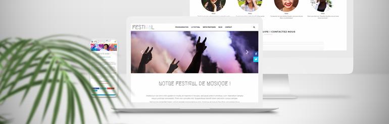 Organisateurs de festival : nous créons votre site web